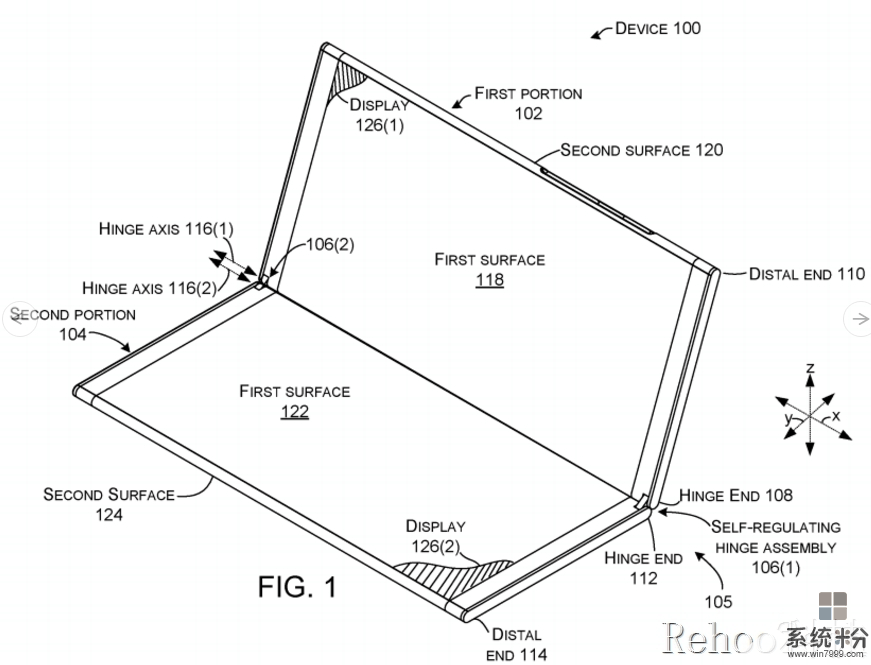 双屏时代已到来! 微软双屏幕设备专利图片曝光(1)