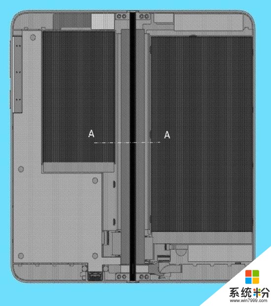 微軟可折疊手機曝光! 柔性屏無縫連接(2)