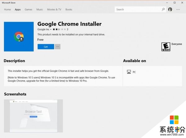 Google Chrome Installer for Windows 10上架(1)