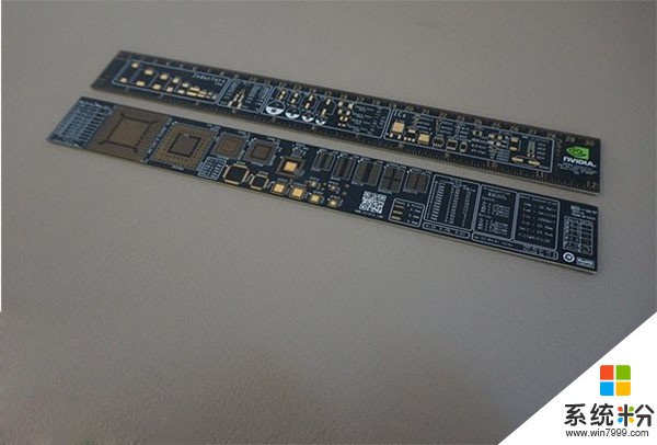 NVIDIA内部专用尺子 类似电路板的外观内置GP104芯片(2)
