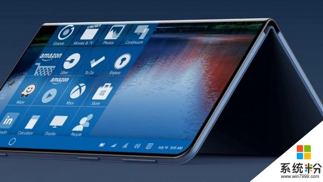 又一微软Surface Phone相关专利曝光：翻盖转轴可任意角度停顿(1)