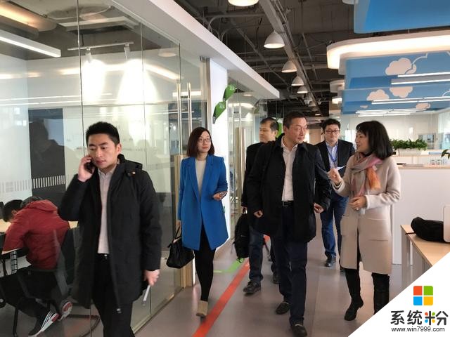 微软政府事业部华东区总监一行访问南京微软云暨移动应用孵化平台(1)