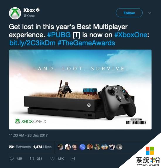 Xbox One版《绝地求生》官方宣传图被指抄袭 微软: 正在调查(2)