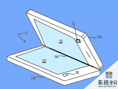 专利图曝光微软折叠屏Surface Phone多项设计细节(3)
