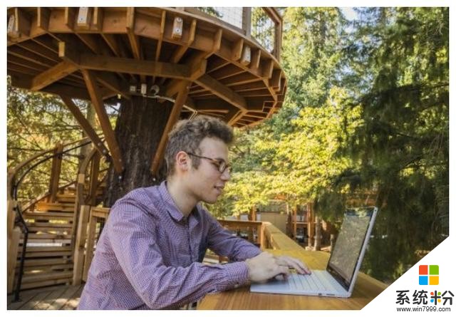 微软福利不一般，给员工在森林造房子，3间树屋充满特点！(5)