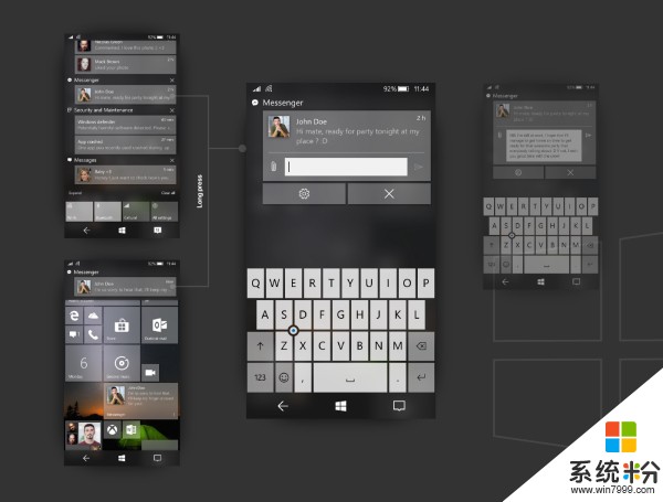 概念藝術家用Fluent Design重新設計Windows 10 Mobile(7)