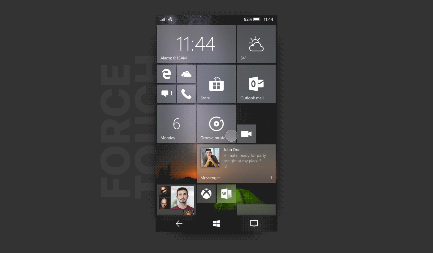 概念艺术家用Fluent Design重新设计Windows 10 Mobile(12)