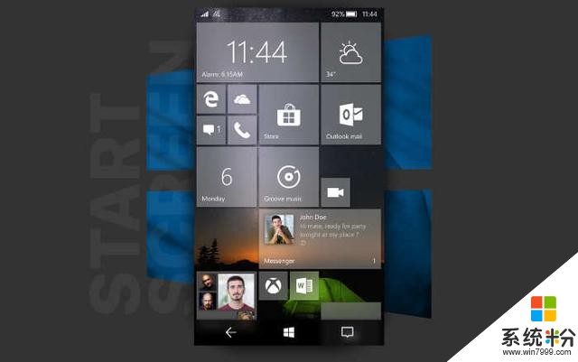 理想中的概念作品：微软Windows 10 Mobile(4)