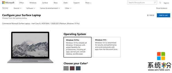 Win10专业版Surface Laptop亮相: 7600元(2)