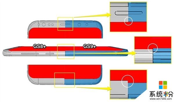 三星S9+工厂CAD图曝光：6.1寸屏+骁龙845(2)