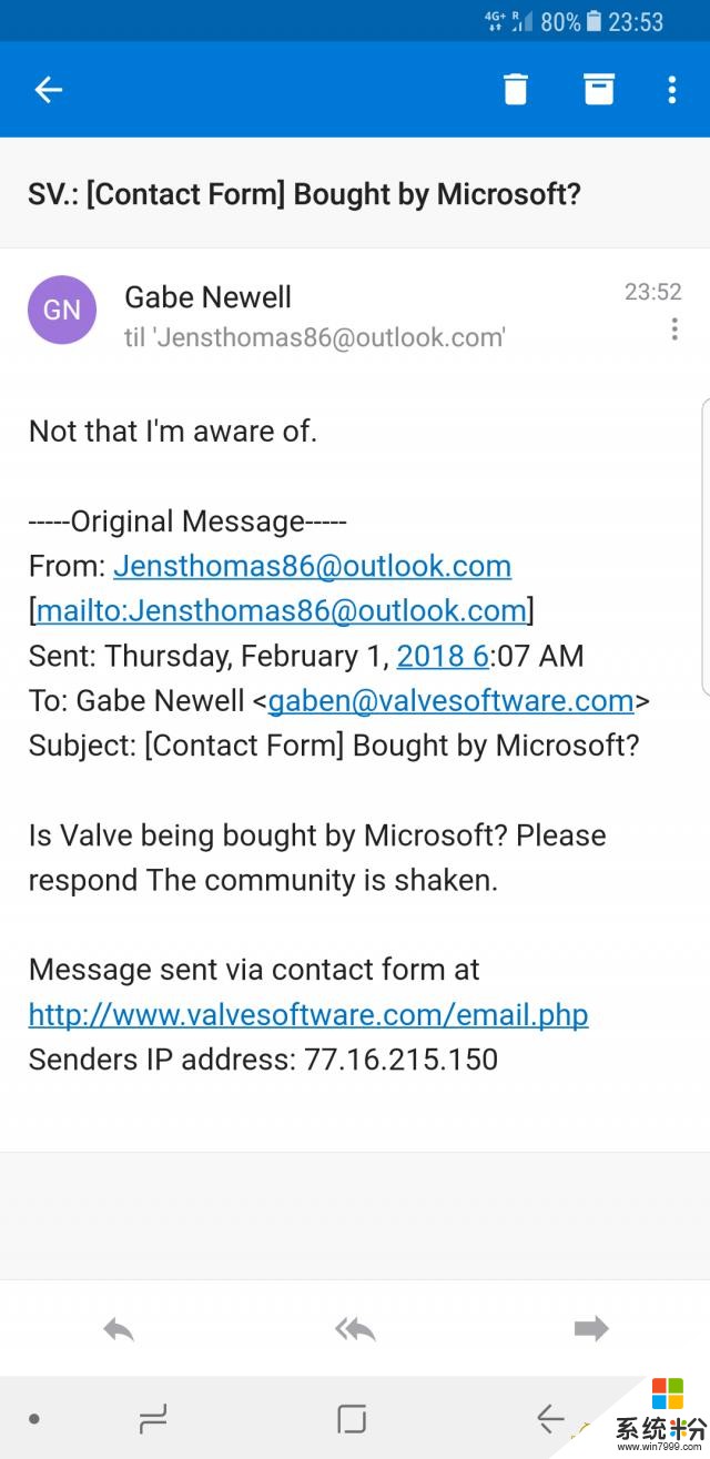 微软要收购Valve？G胖回应粉丝：我咋不知道(2)