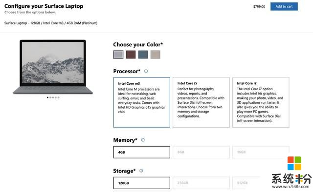 微软Surface Laptop笔记本新增Core m3款(2)