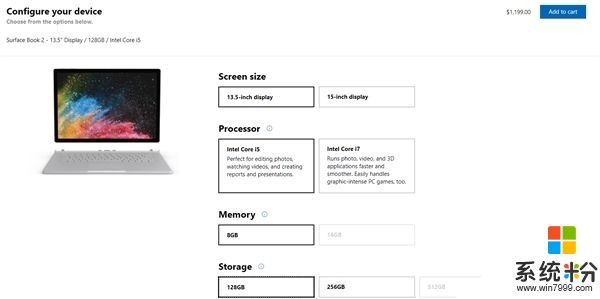 微软新款Surface Book 2上架：售价7500元(2)