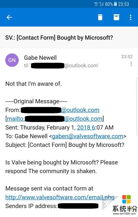官方辟谣！G胖回应微软将收购Valve传闻：从没听说过(2)