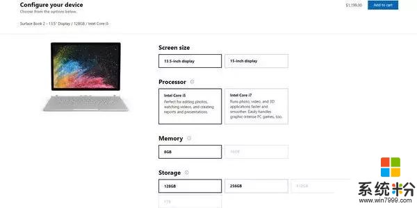 仅售7500元？新款surface book2上架微软美国官网(3)