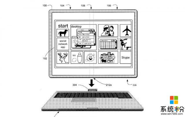 微软新专利：未来Surface Pro会配可折叠屏幕(1)