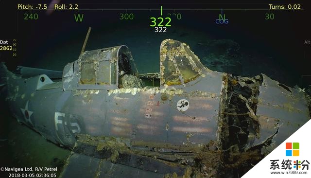 首次航母对决祭品！微软创始人团队发现二战美军航母残骸(1)