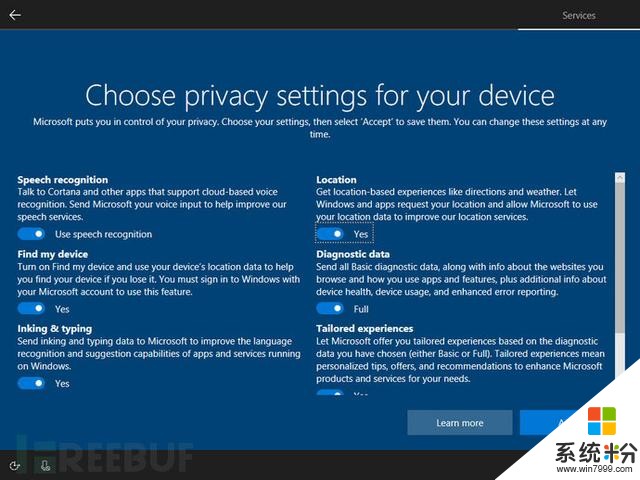 微软正在测试Windows 10的全新隐私设置界面(2)