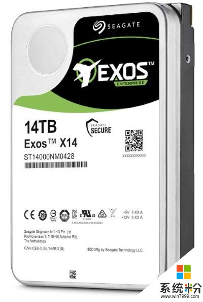 希捷企业级Exos X充氦机械硬盘 最高容量14TB(1)