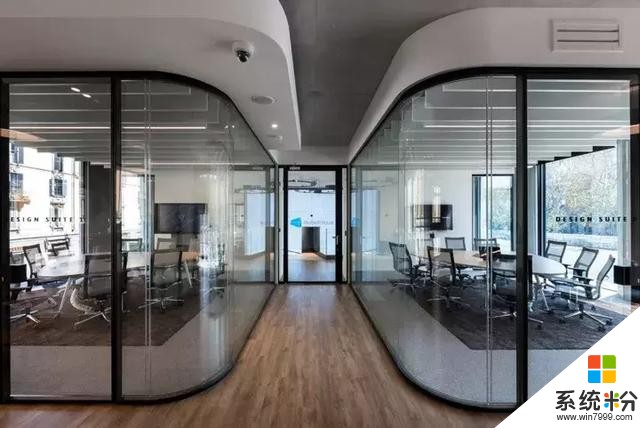 以城市、运动和自然为主题，​7500m²微软米兰总部办公空间设计(3)