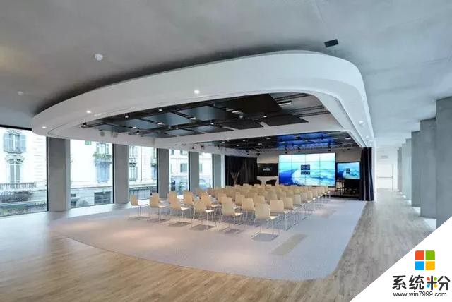 以城市、运动和自然为主题，​7500m²微软米兰总部办公空间设计(6)