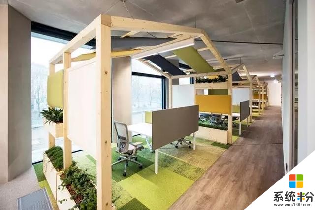 以城市、运动和自然为主题，​7500m²微软米兰总部办公空间设计(9)