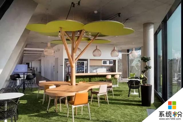 以城市、运动和自然为主题，​7500m²微软米兰总部办公空间设计(10)