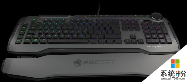 [视频]Roccat发布Horde Aimo“机械薄膜”游戏键盘新品(1)