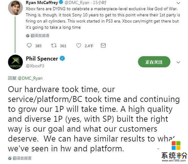 微软粉丝眼红《战神4》 Xbox大佬：优秀独占需要时间(2)