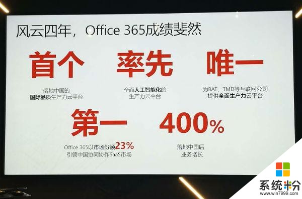 入华4年 微软Office 365增长超过400% 交出一份漂亮的成绩单！(3)