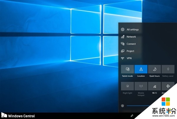Windows 10 RS5操作中心获增强：更多功能、自定义排序(1)