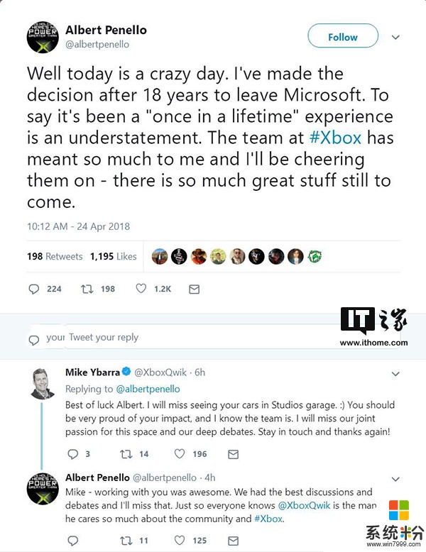 Xbox营销主管Albert Penello宣布离职：为微软工作18年(1)