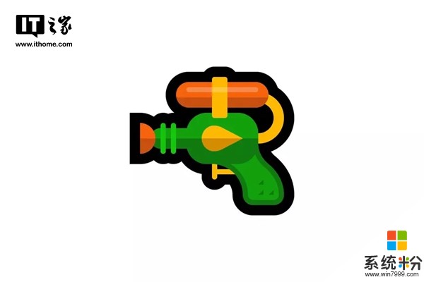 谷歌Facebook之后，微软也将把手枪emoji表情换成“水枪”(3)