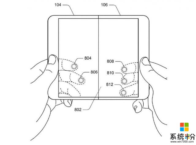 [图]微软可折叠手机又有新专利：不同角度可设置不同操作(5)