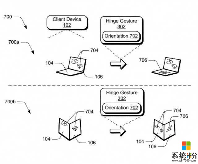 微软新Surface Phone专利曝光 或支持铰链手势(1)