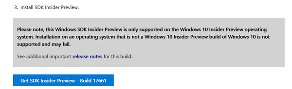 微软发布Windows 10 SDK预览版Build 17661下载(1)