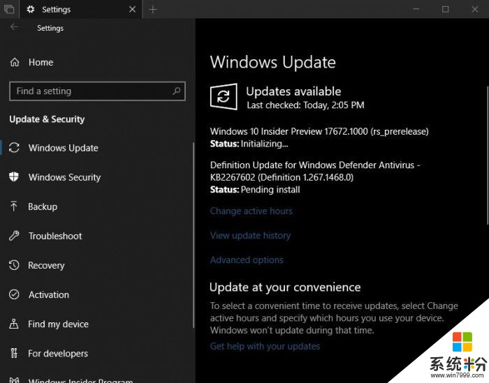 Windows 10 Build 17672发布：改进Windows Security(2)