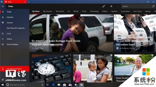 微软Microsoft新闻Windows 10快速预览版发布：接班MSN新闻(1)