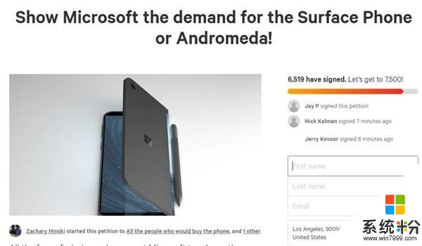 微软粉因微软一举动发起Surface Phone请愿书(2)
