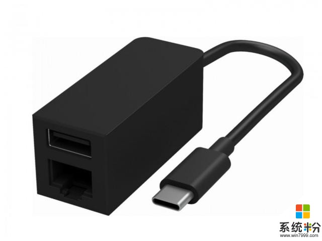 微软推Surface Go转接头：USB-C转USB-A和网卡端口(1)
