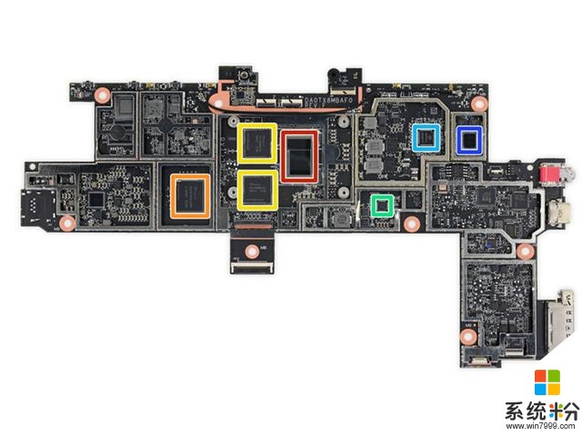 微软Surface Go拆解，电池原来比iPad还要小(9)