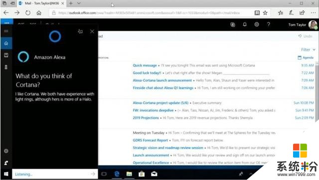 微软和亚马逊共同发布了Cortana和Alexa集成后的预览版(2)