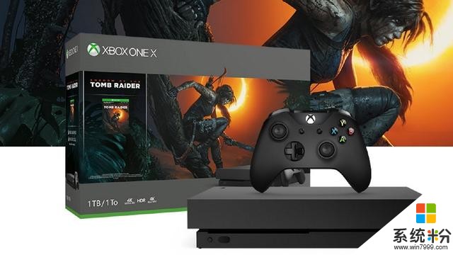微软公布三款XBOX ONE X主机游戏套装，附送古墓暗影战地5辐射76(1)