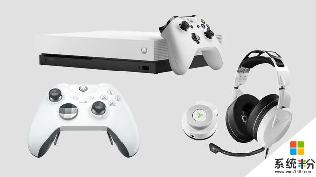 微软公布新款白色Xbox One X主机与精英手柄(1)