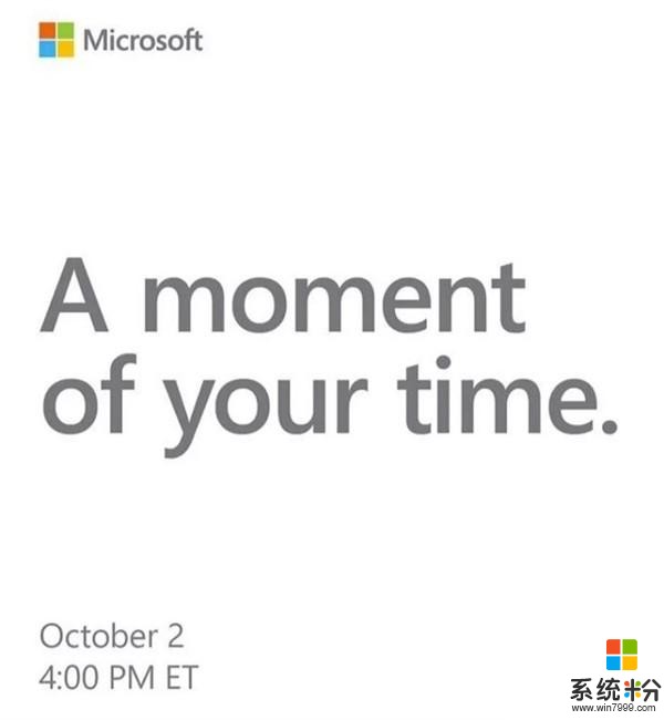 紧随苹果 微软宣布10月2日举办发布会(1)