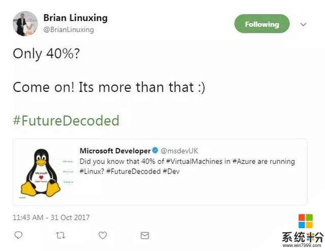 Linux成为微软Azure上最流行的操作系统(2)