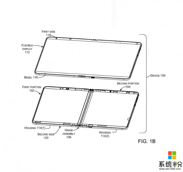 「图」新专利暗示微软正在打造升级版可折叠Surface Phone(1)