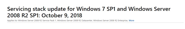 微软推送Windows 7/8.1累积更新KB4462923、KB4462926(1)