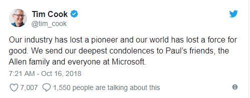 微软联合创始人之一保罗·艾伦去世，终年65岁、(6)