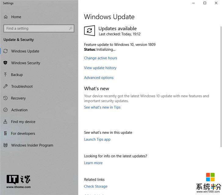 真来了！微软Windows 10更新十月版（v1809）重新开始推送(1)